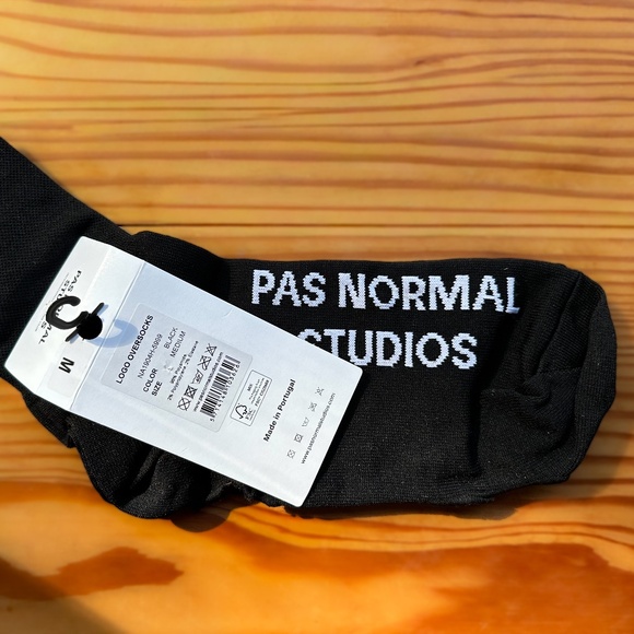 Pas Normal Studios Logo Pre-Cut Cycling Oversocks PNS - Picture 7 of 8